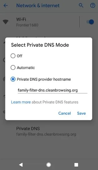 Cara setting DNS manual di Android
