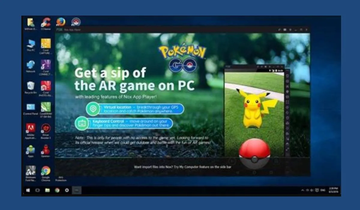 Mendownload dan Memainkan Pokemon GO di Nox Player