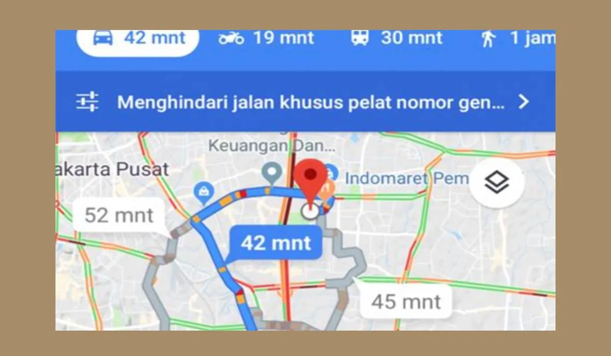Mengatasi Kesalahan Setting Jalur Ganjil Genap di Google Maps