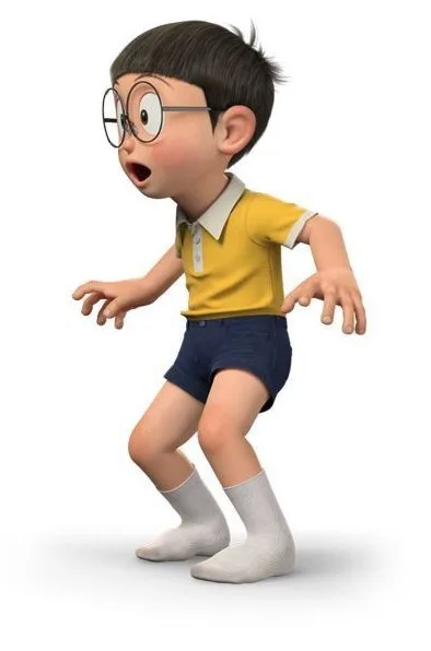 Foto kartun 3D Nobita