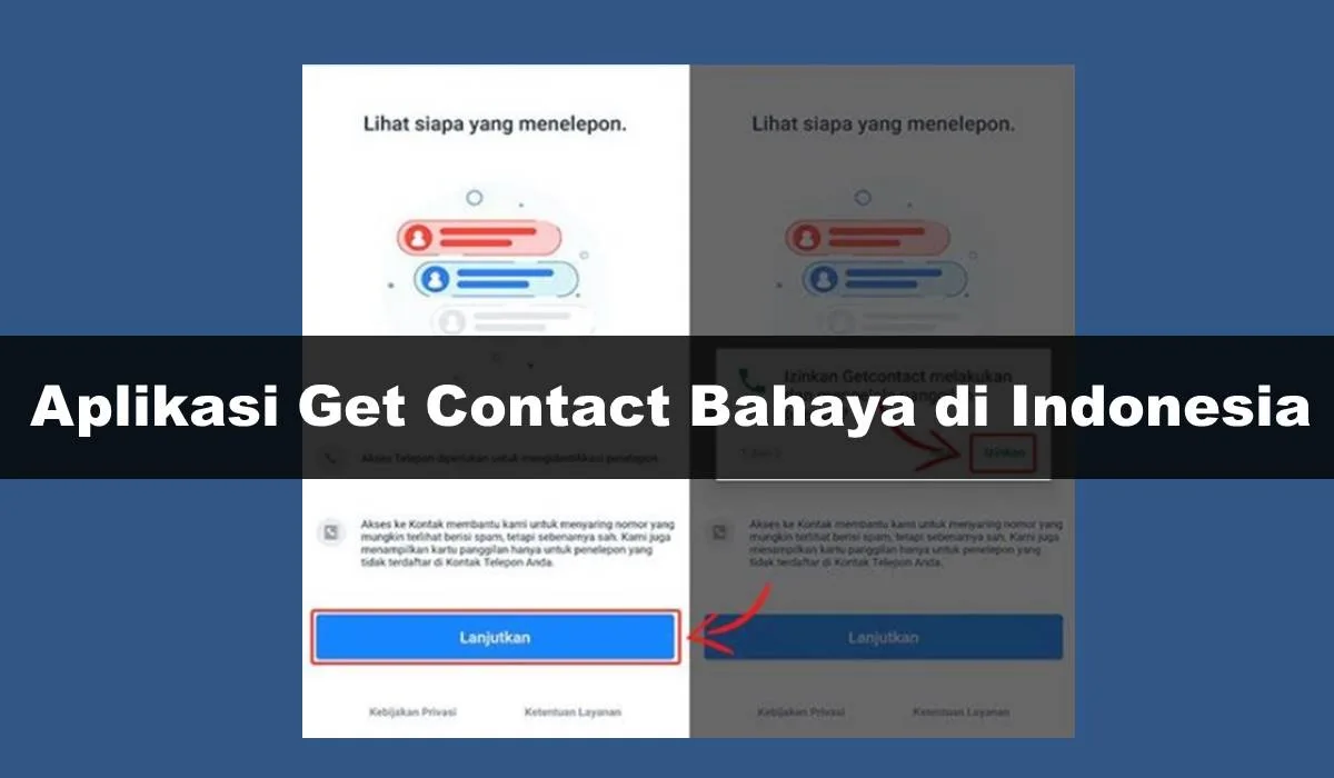 Aplikasi Get Contact Bahaya di Indonesia