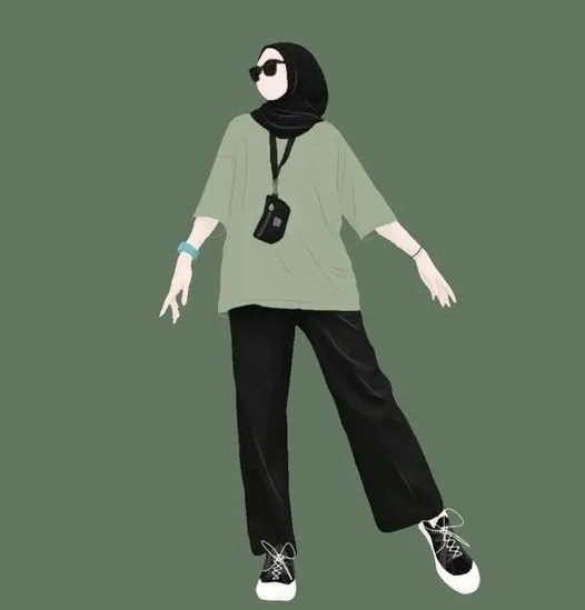 PP Aesthetic Hijab Kece
