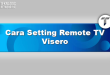 Cara Setting Remote TV Visero