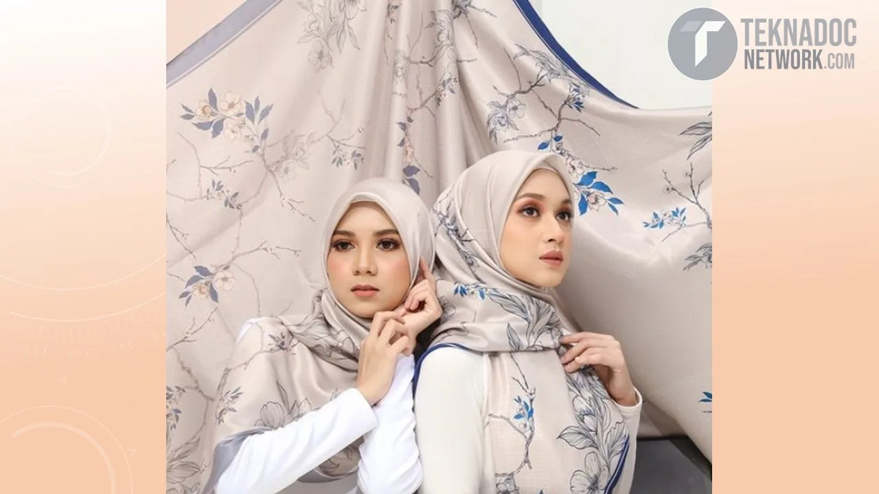 Cara Memakai Hijab Segi Empat dengan Benar