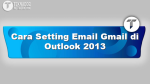 Cara Setting Email Gmail di Outlook 2013