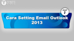Cara Setting Email Outlook 2013